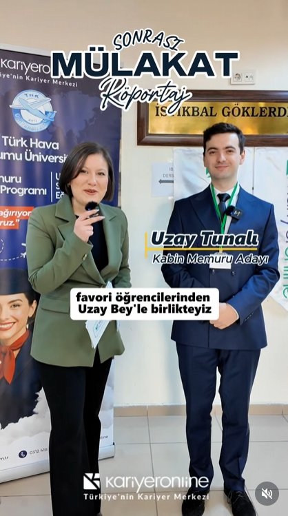Mülakat provası sonra röportaj
