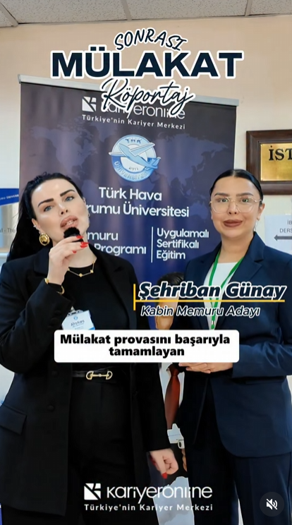 Mülakat provası sonra röportaj
