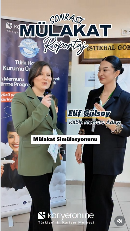 Mülakat provası sonra röportaj